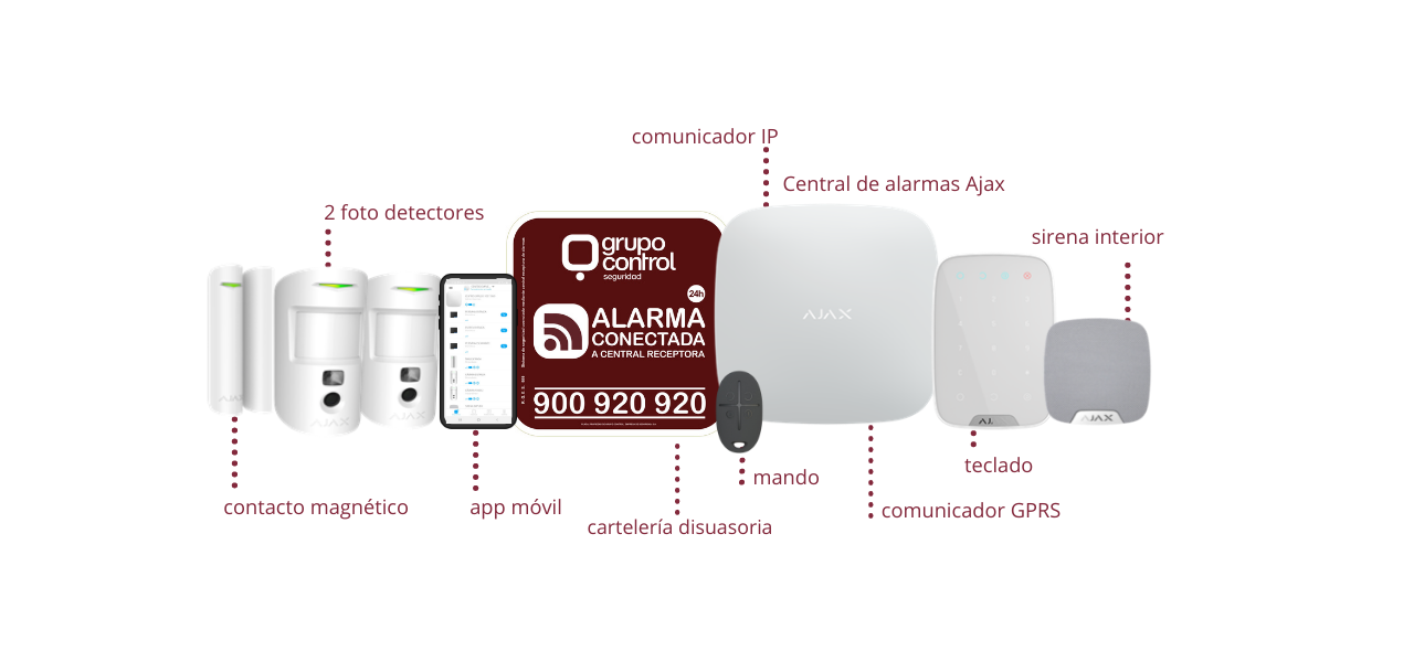 Kit de Alarmas Home Web